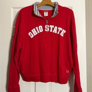 Victoria's Secret Red Zip-Up Sweater